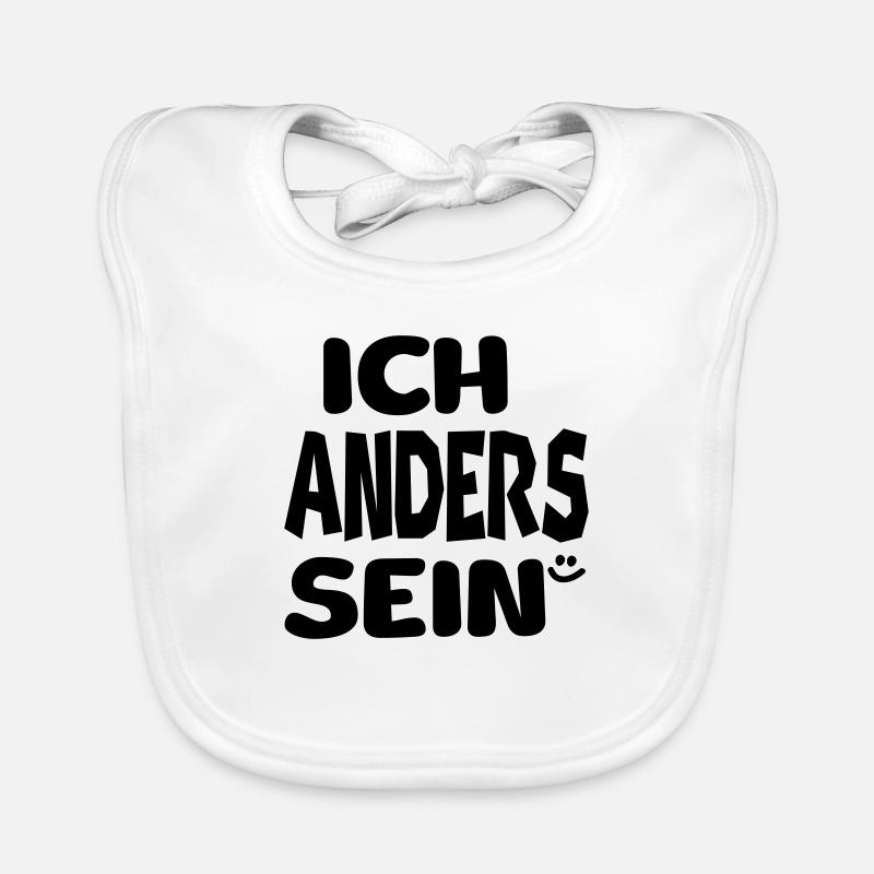 ich anders sein Baby Bio-Lätzchen