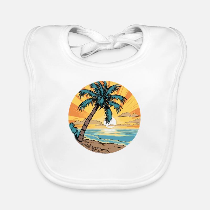 Forever ready for vacation:) Organic Baby Bibs