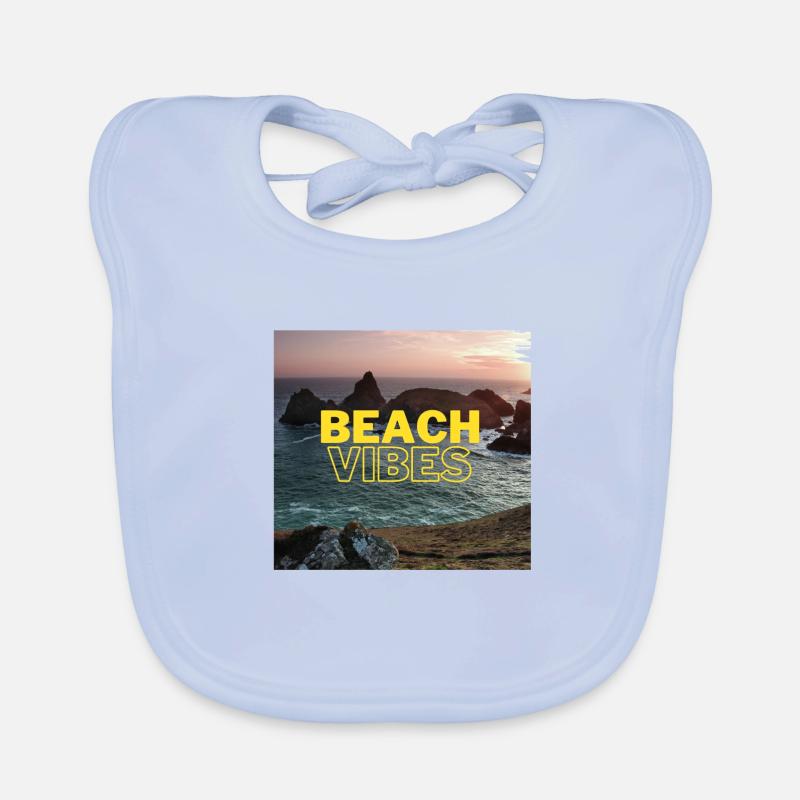 Beach Organic Baby Bibs