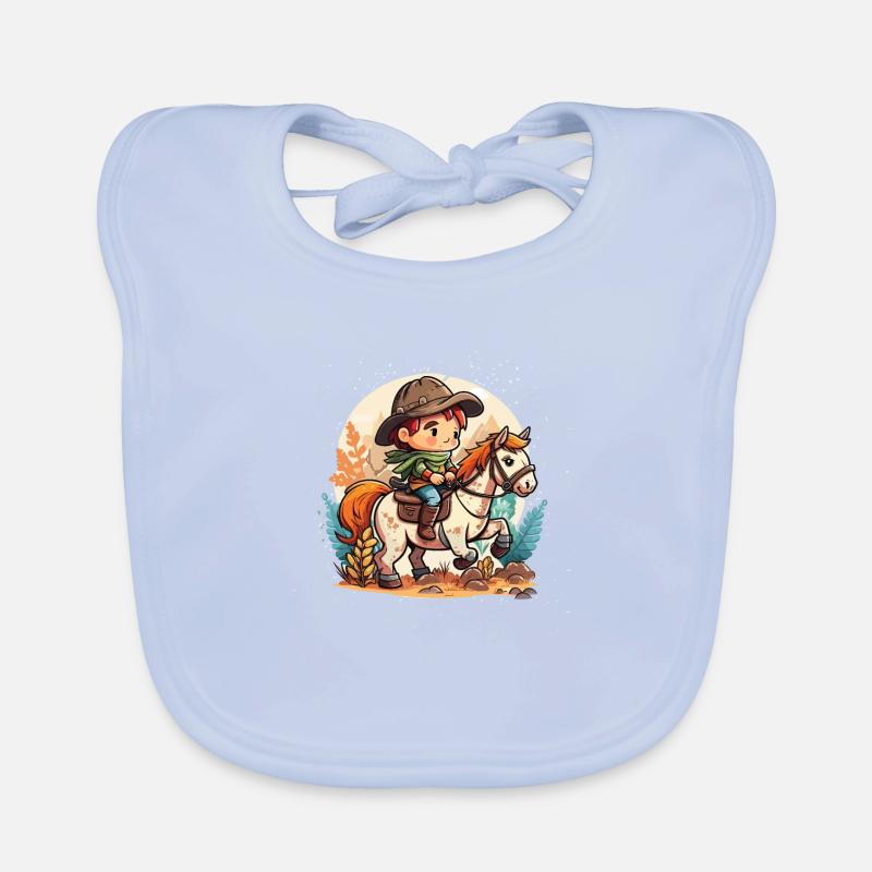 Ride into the Wild Organic Baby Bibs