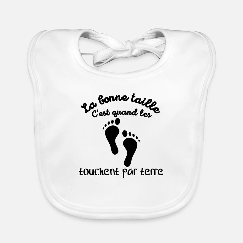 La bonne taille Bavoir bio Bébé