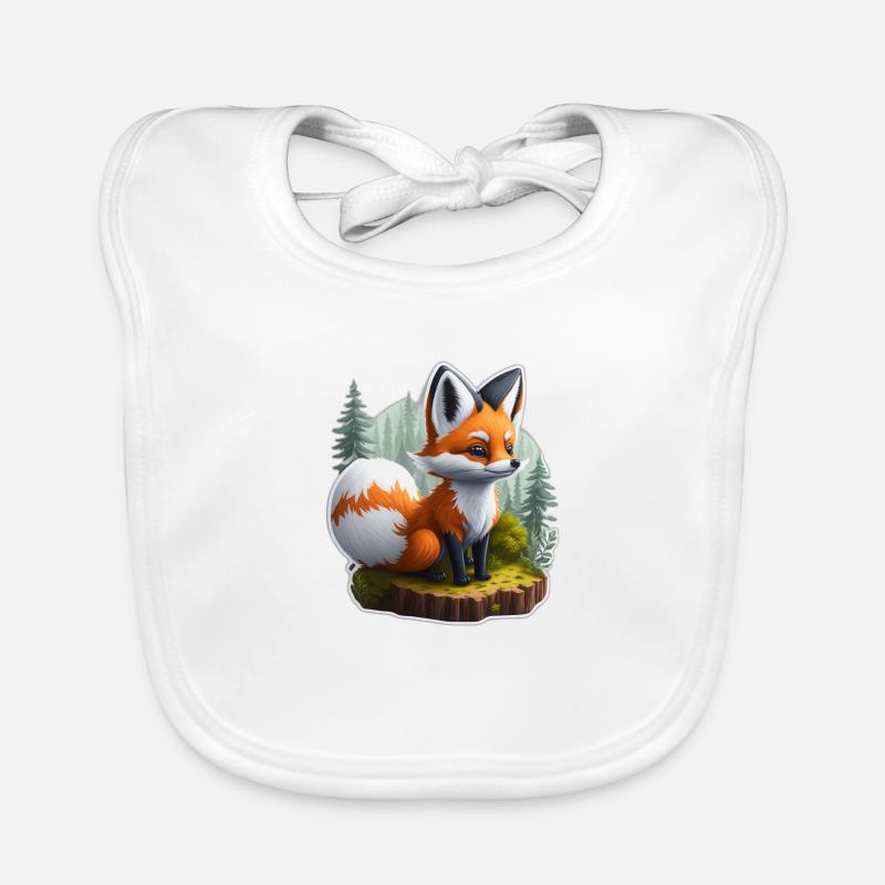 Small tortoiseshell Organic Baby Bibs