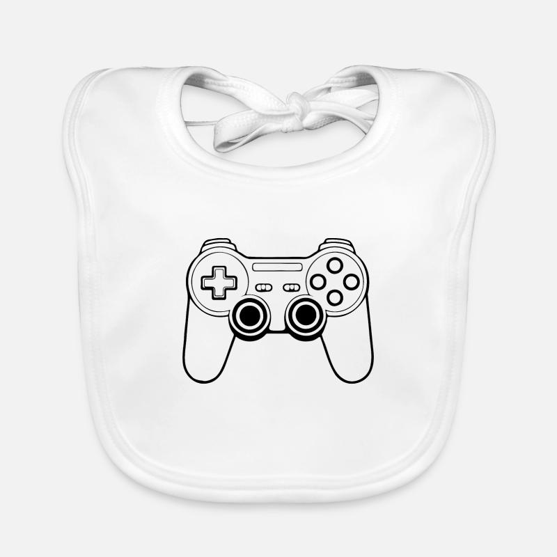 Controller Gaming Videospiele Gamepad Baby Bio-Lätzchen
