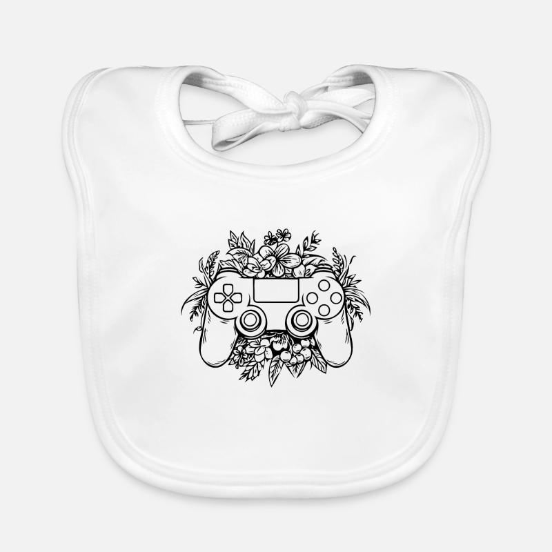 Controller Gaming Videospiele Gamepad Baby Bio-Lätzchen