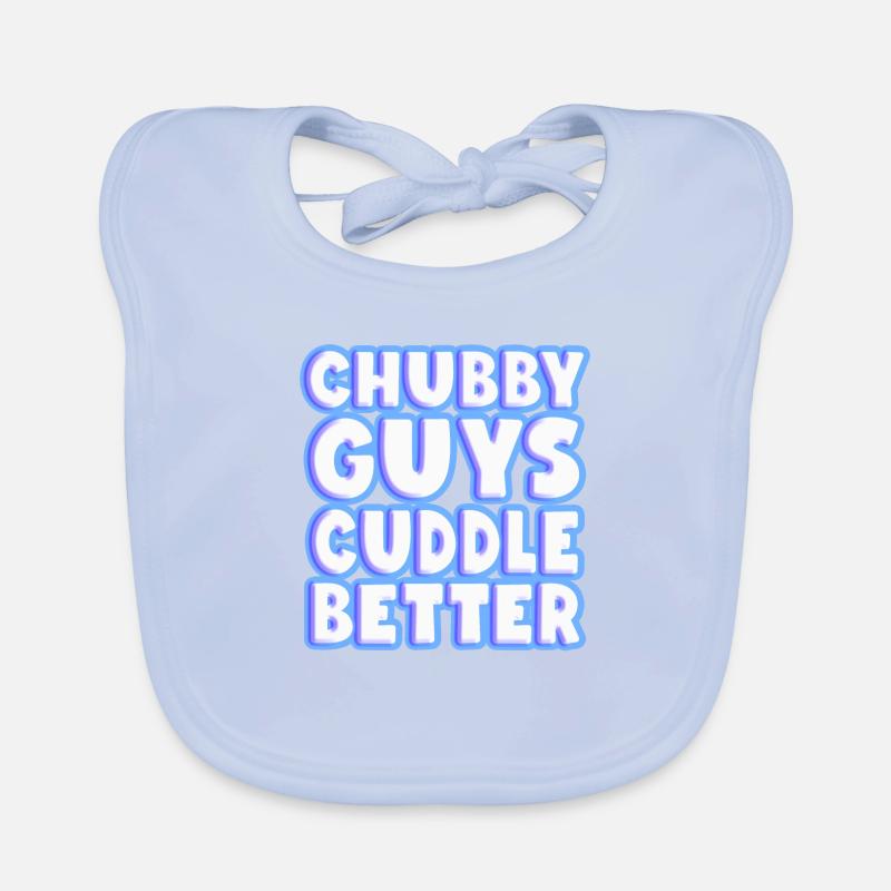 Chubby Guys Cuddle Better Organic Baby Bibs