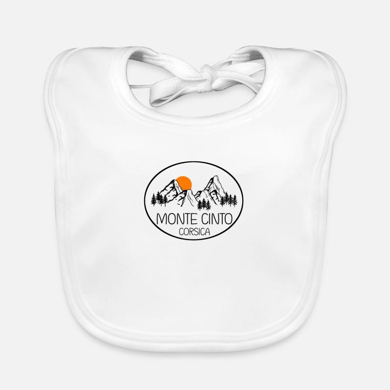 Monte Cinto Corse Bavoir bio Bébé