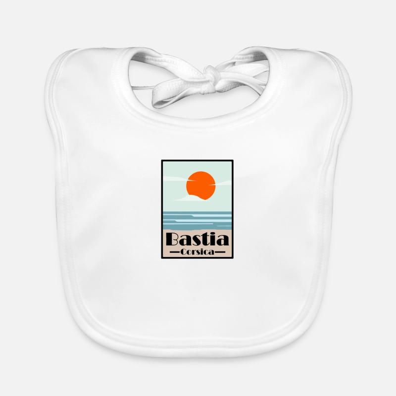 Bastia Corse Bavoir bio Bébé