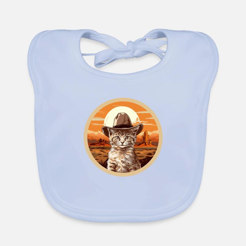 Sheriff's Katze Baby Bio-Lätzchen