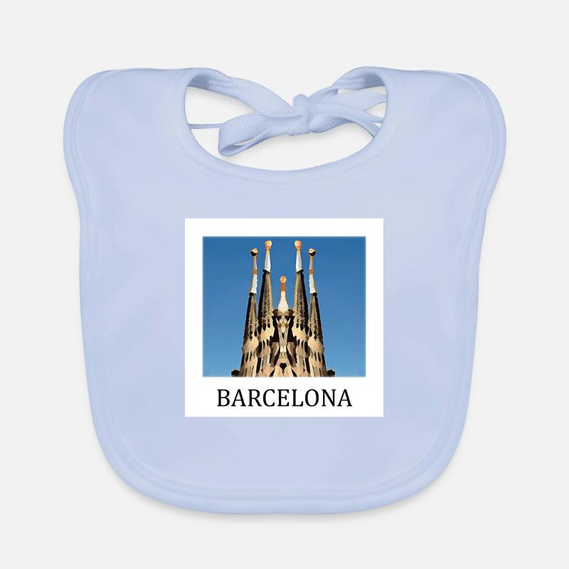 Barcelone Bavoir bio Bébé