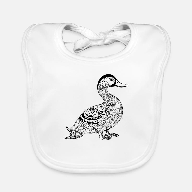 Duck Birds Ducks Organic Baby Bibs