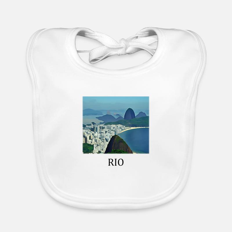 Rio de Janeiro Bavoir bio Bébé