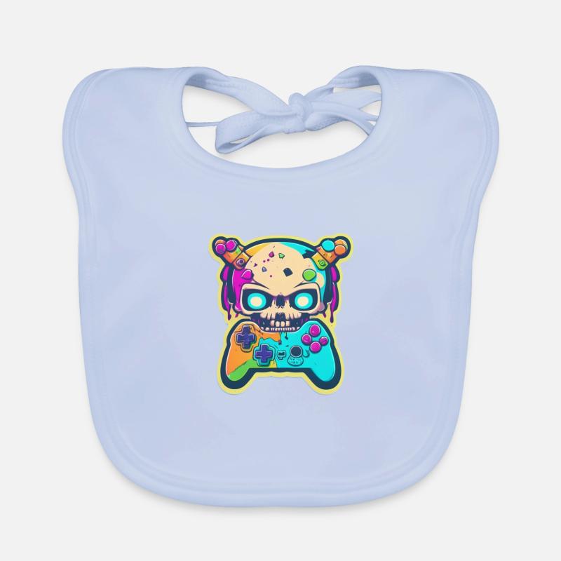 Skullhead Controller Baby Bio-Lätzchen