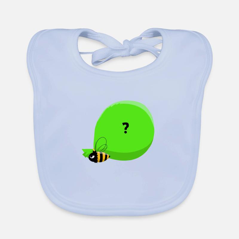 Biene & große mysteriöse Tasche Baby Bio-Lätzchen