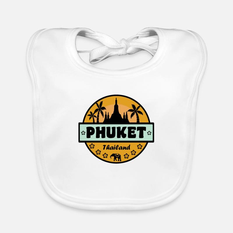Phuket, Thaïlande Bavoir bio Bébé