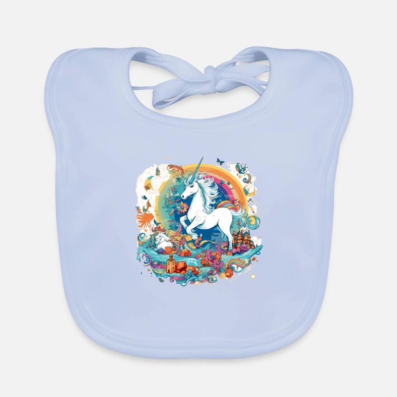 Das Einhorn Emma Baby Bio-Lätzchen