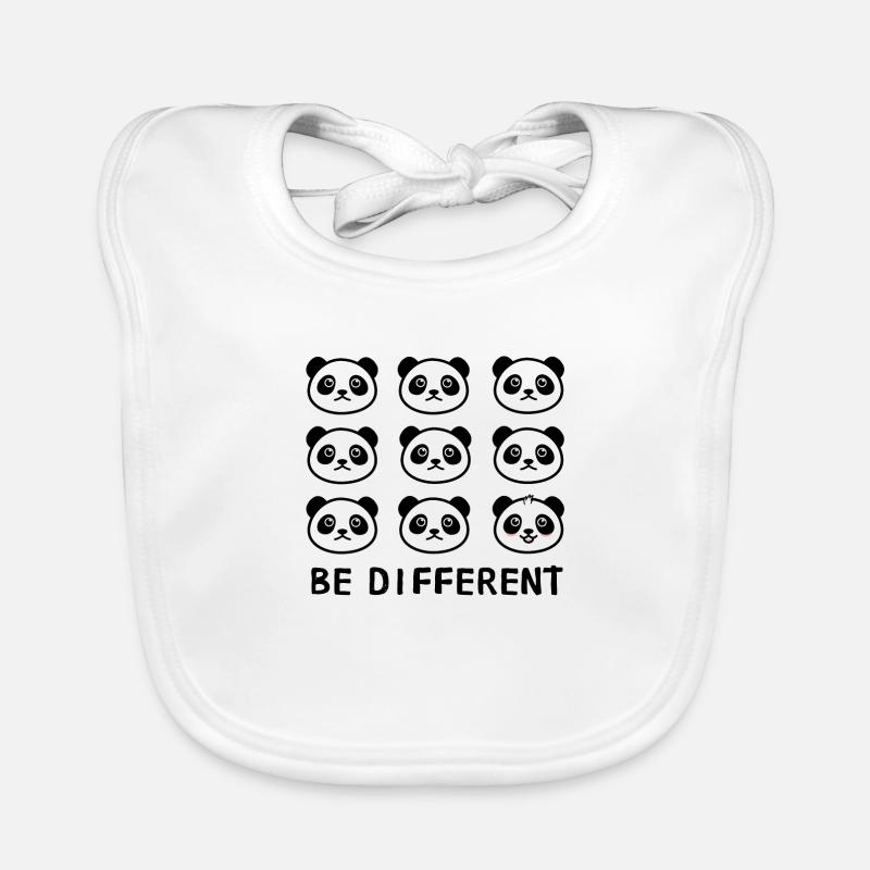 SOYEZ DIFFÉRENT Panda Bavoir bio Bébé