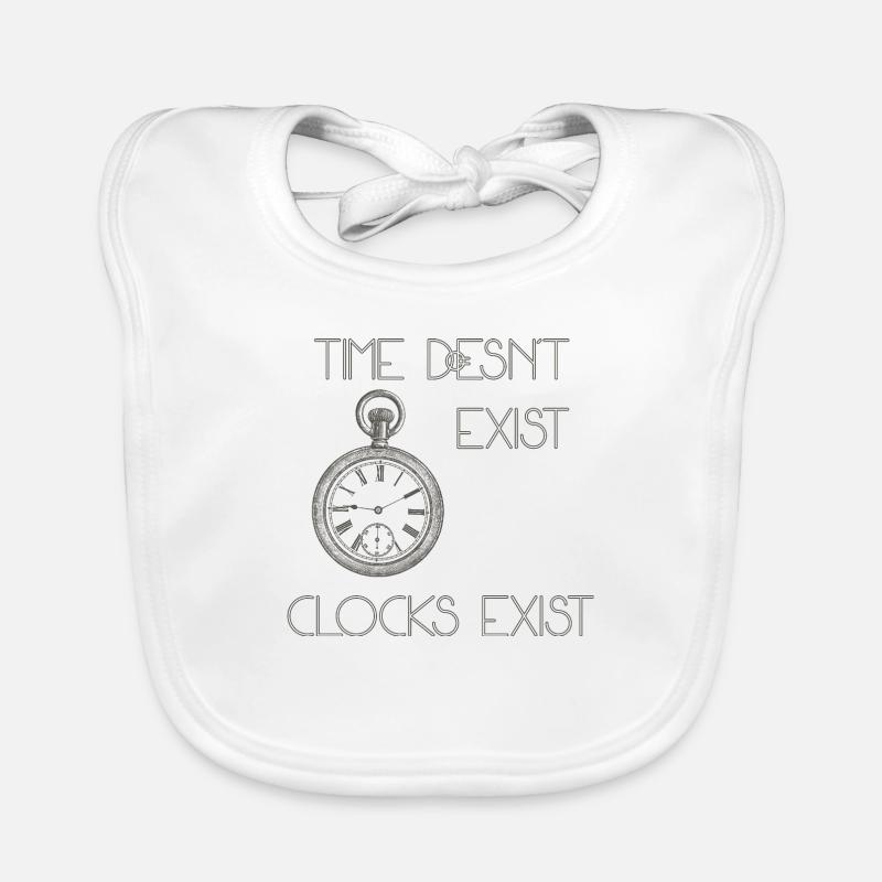 time doesn't exist Organic Baby Bibs