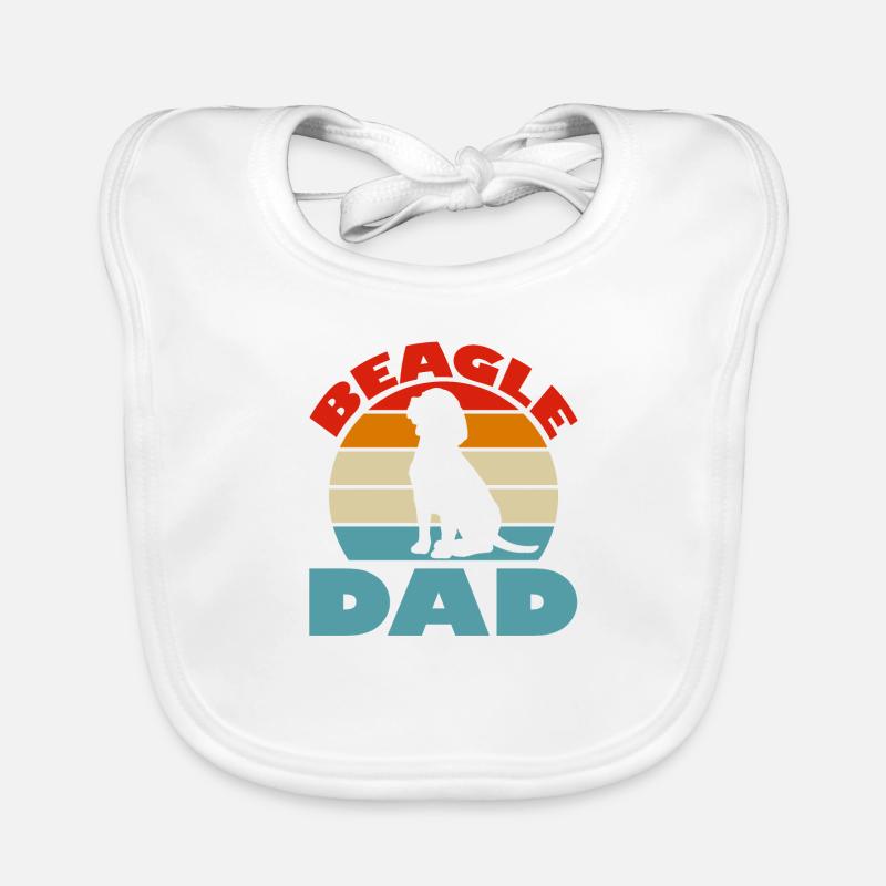 Beagle Dad Baby Bio-Lätzchen