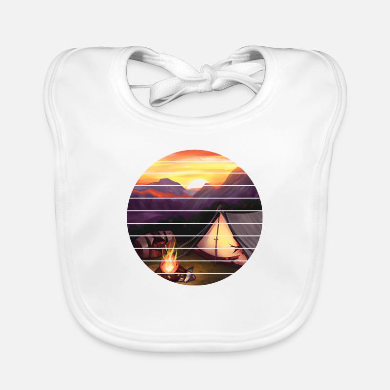 Camping Gift Caravan Camping Camp Motorhome Organic Baby Bibs