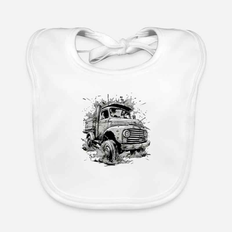 Camion MegaTrucker Bavoir bio Bébé