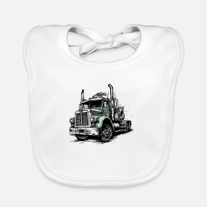 Camion SuperCarrier Bavoir bio Bébé
