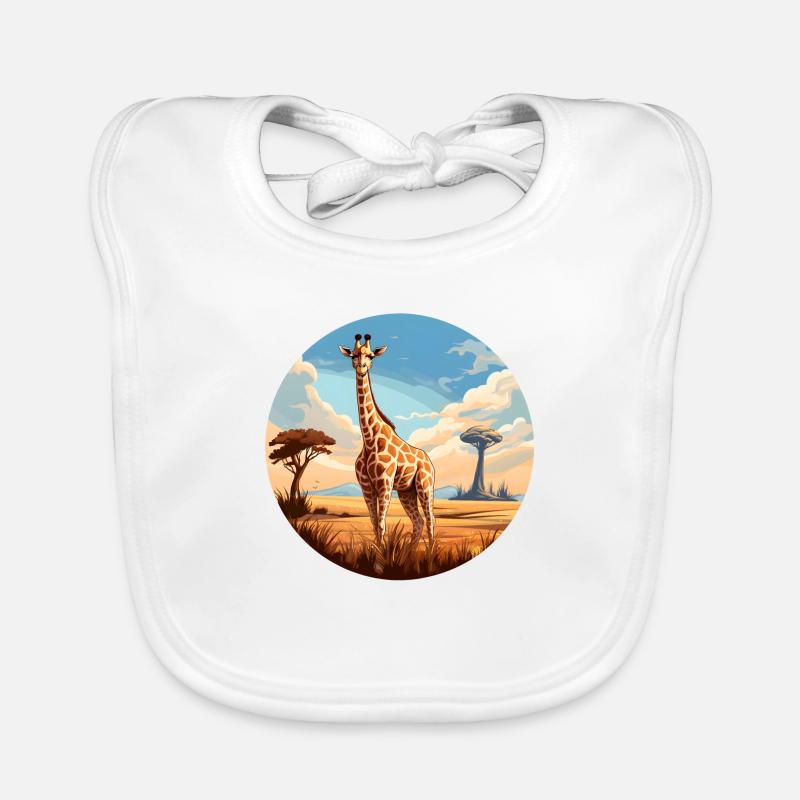 Giraffe Baby Bio-Lätzchen