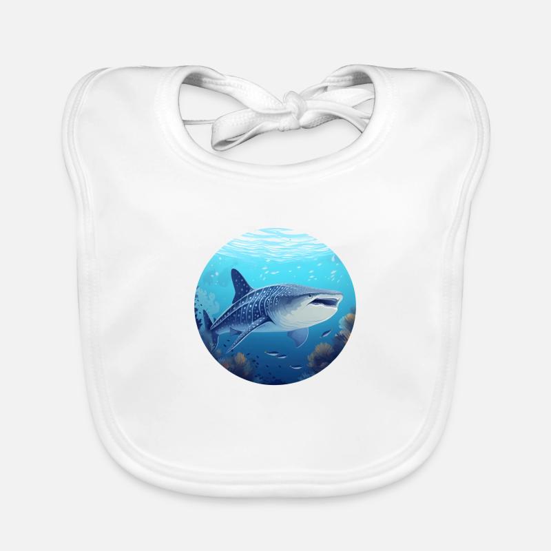 Requin-baleine Bavoir bio Bébé