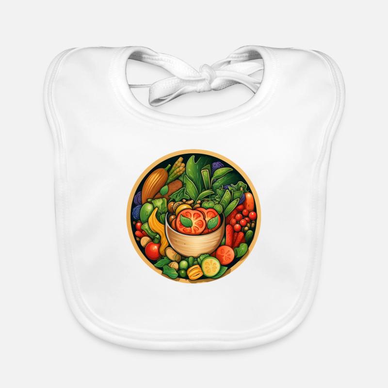 Grüne Essenz-Schüssel Baby Bio-Lätzchen