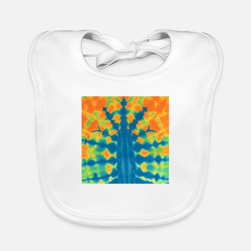Tye die pattern Organic Baby Bibs