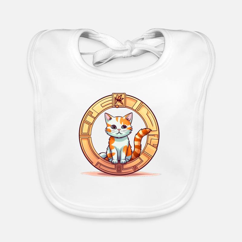 Lustige Katze Trademark Baby Bio-Lätzchen