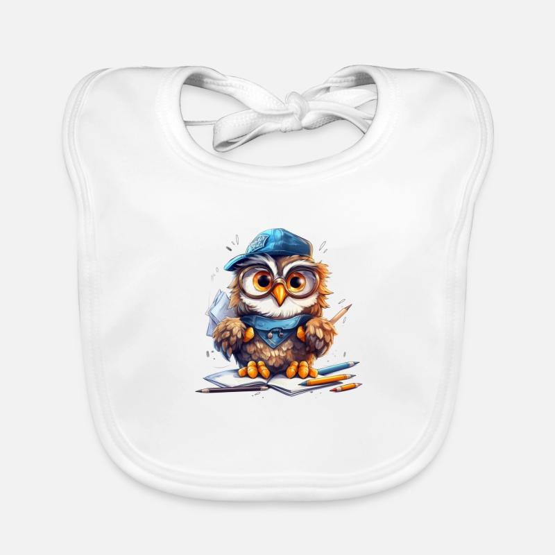 La marque de commerce Wise Owl Bavoir bio Bébé