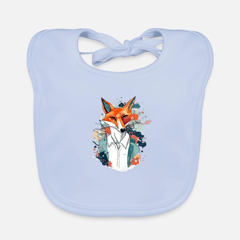Renard chenapan Bavoir bio Bébé