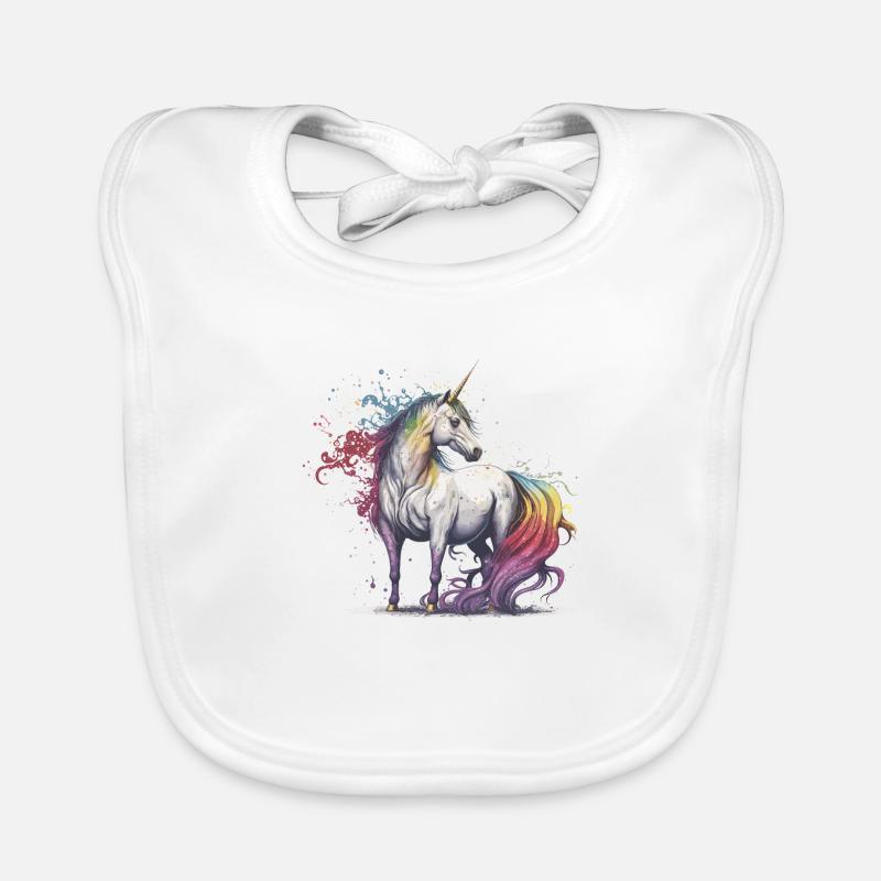 Magisches Einhorn Baby Bio-Lätzchen