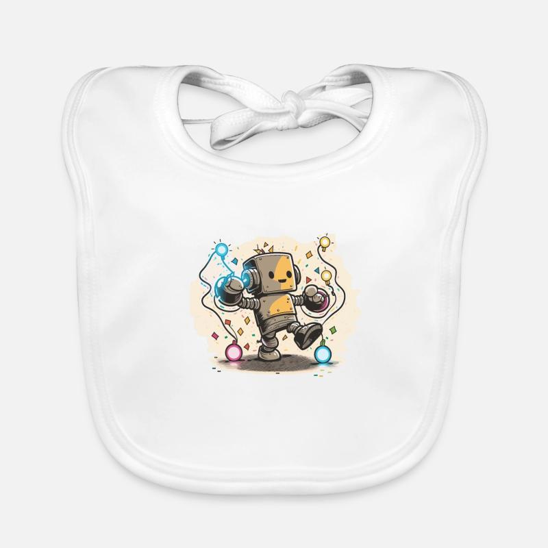 Robo-Rave Bavoir bio Bébé