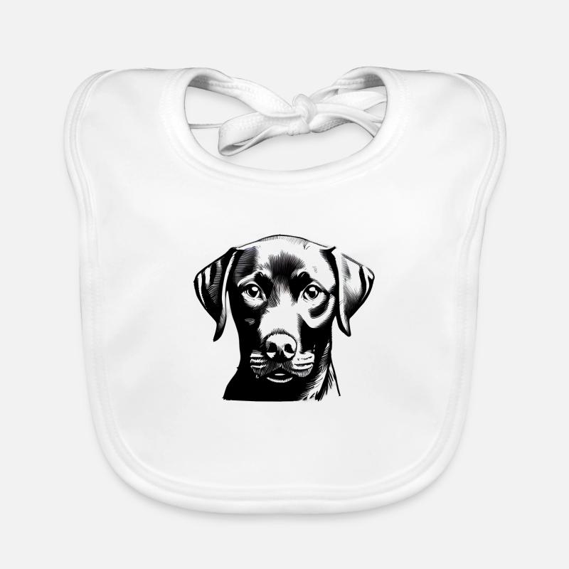 Chiot Labrador propriétaire Labrador Retriever Bavoir bio Bébé