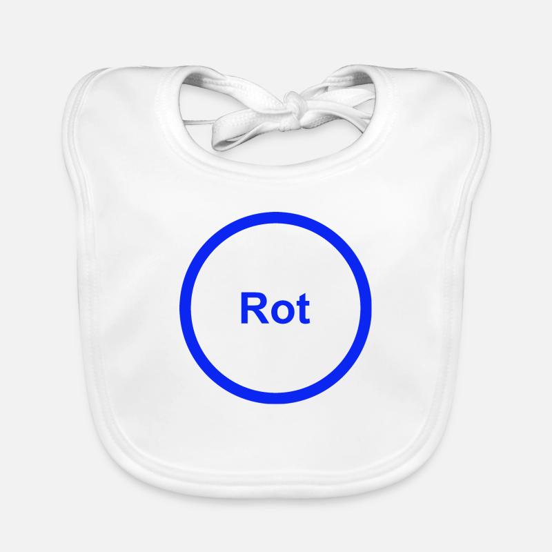 Rot Baby Bio-Lätzchen