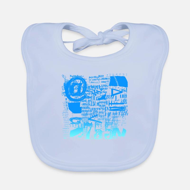 Zeitungsausschnitte Scrapbook Zeitschriften Alphabet Code Baby Bio-Lätzchen