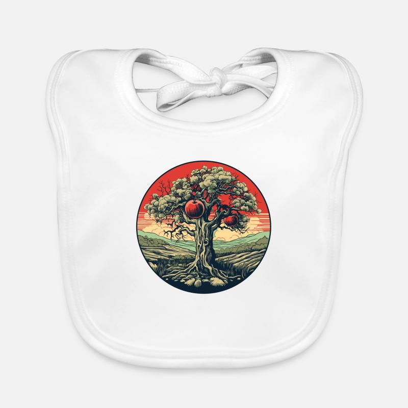 Apple tree from Eden Organic Baby Bibs