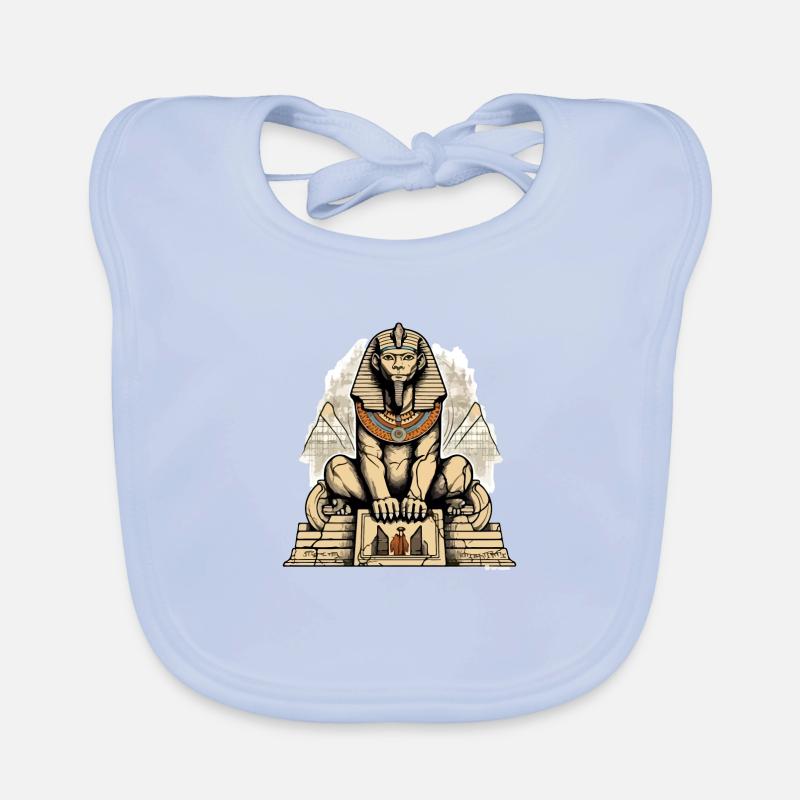 Der Löwe Sphinx Baby Bio-Lätzchen