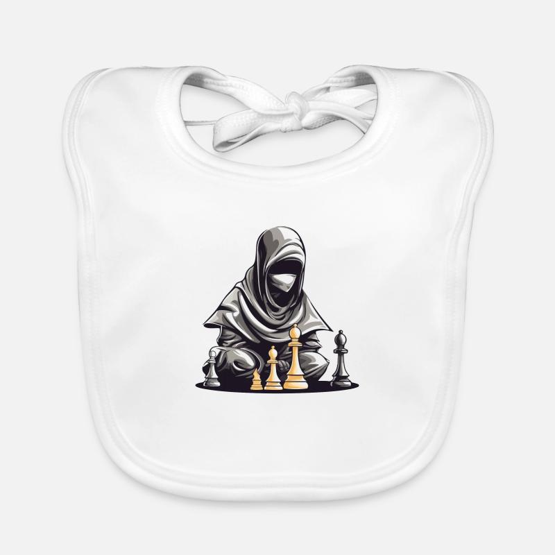 Ninja Chess haute méditation Bavoir bio Bébé