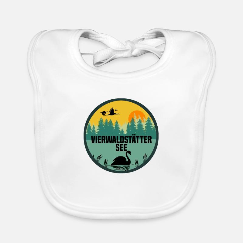 Vierwaldstättersee Baby Bio-Lätzchen