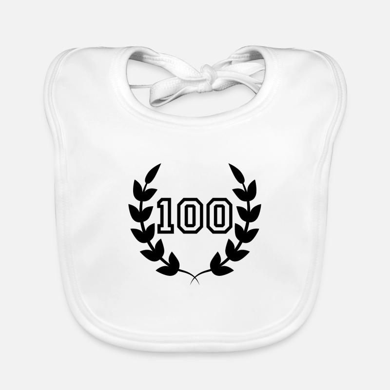 100e anniversaire-idée cadeau 100 ans Bavoir bio Bébé