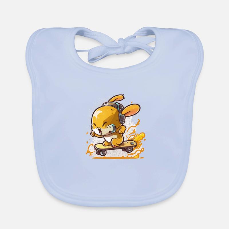 Rabbit Rides Organic Baby Bibs