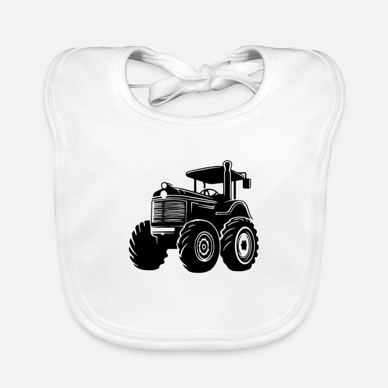 Traktor Baby Bio-Lätzchen
