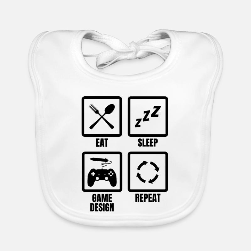 Routine de conception de jeu Bavoir bio Bébé