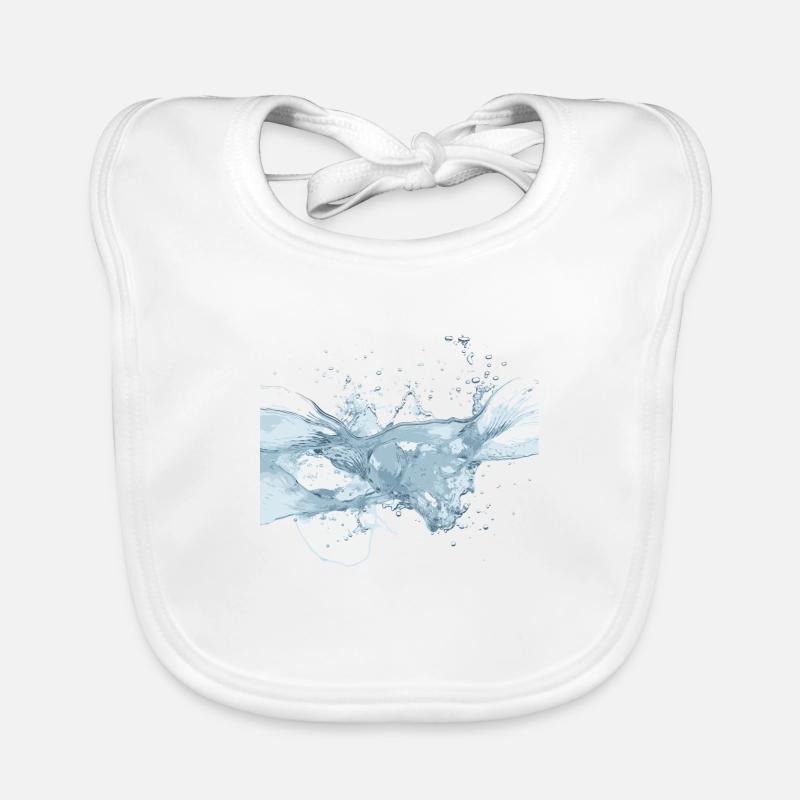 Water splashes! Organic Baby Bibs