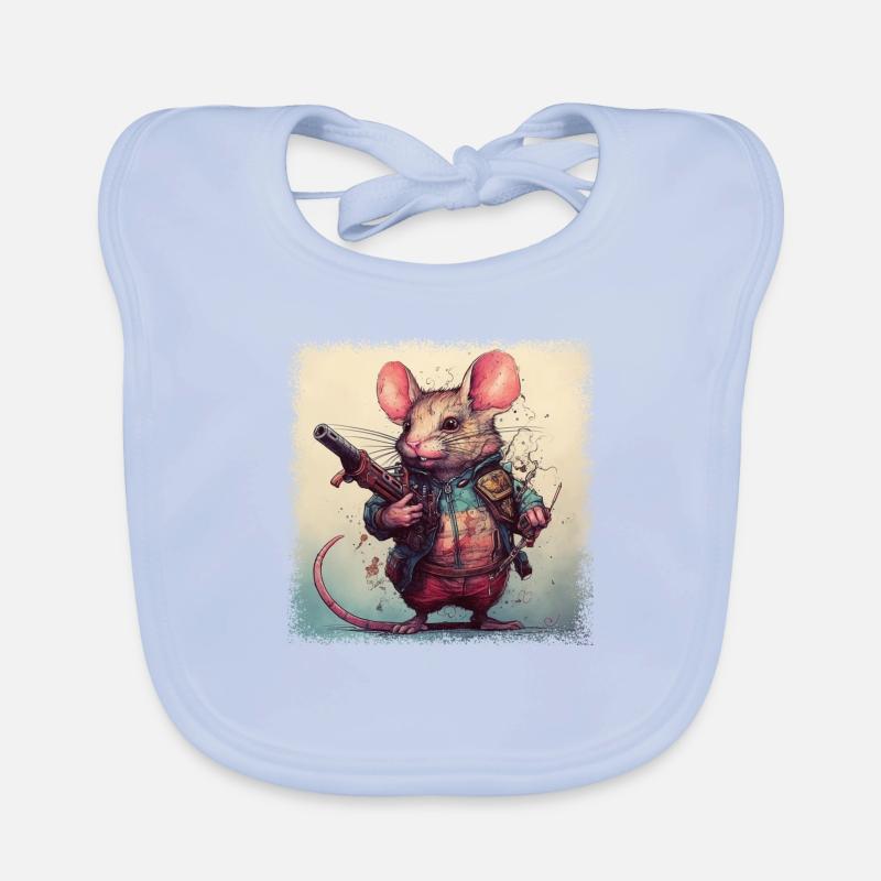 joke funny we will rat everything is okay fun Organic Baby Bibs