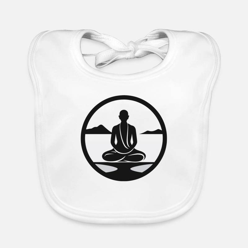 Méditation simple Bavoir bio Bébé