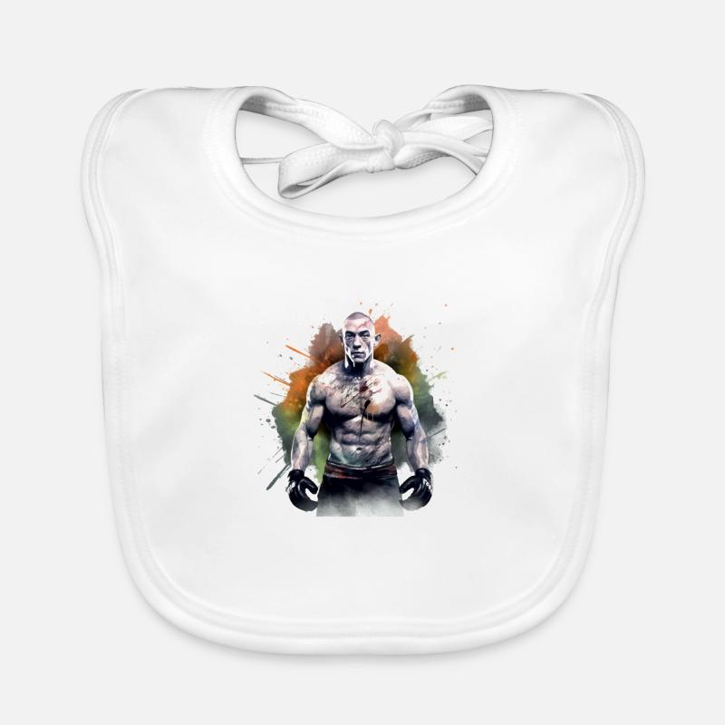 Francis combattant MMA Bavoir bio Bébé