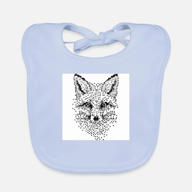 Fuchs (Dot-Point) Baby Bio-Lätzchen